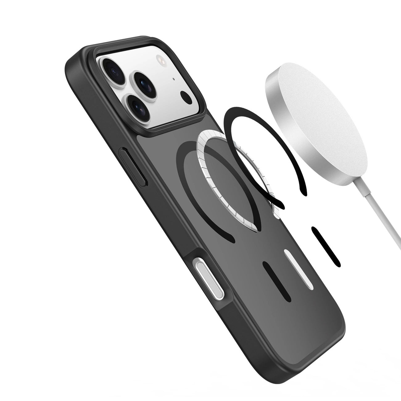 MagSafe-skal för Apple iPhone 17 Pro, DUX DUCIS, Yind, Svart