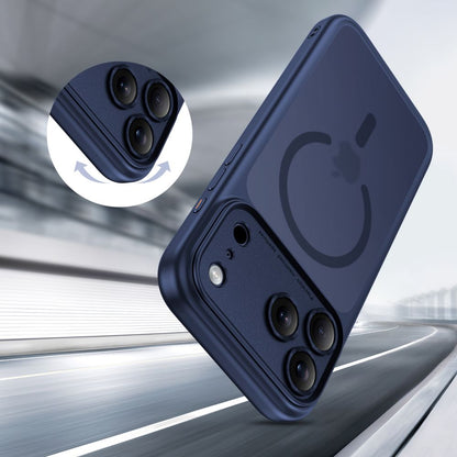 MagSafe-skal för Apple iPhone 17 Pro Max, Tech-Protect, MagPeak, Matt Marinblå