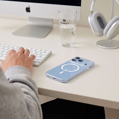 MagSafe-fodral för Apple iPhone 18 Pro / 17 Pro, Tech-Protect, Flexair, Transparent