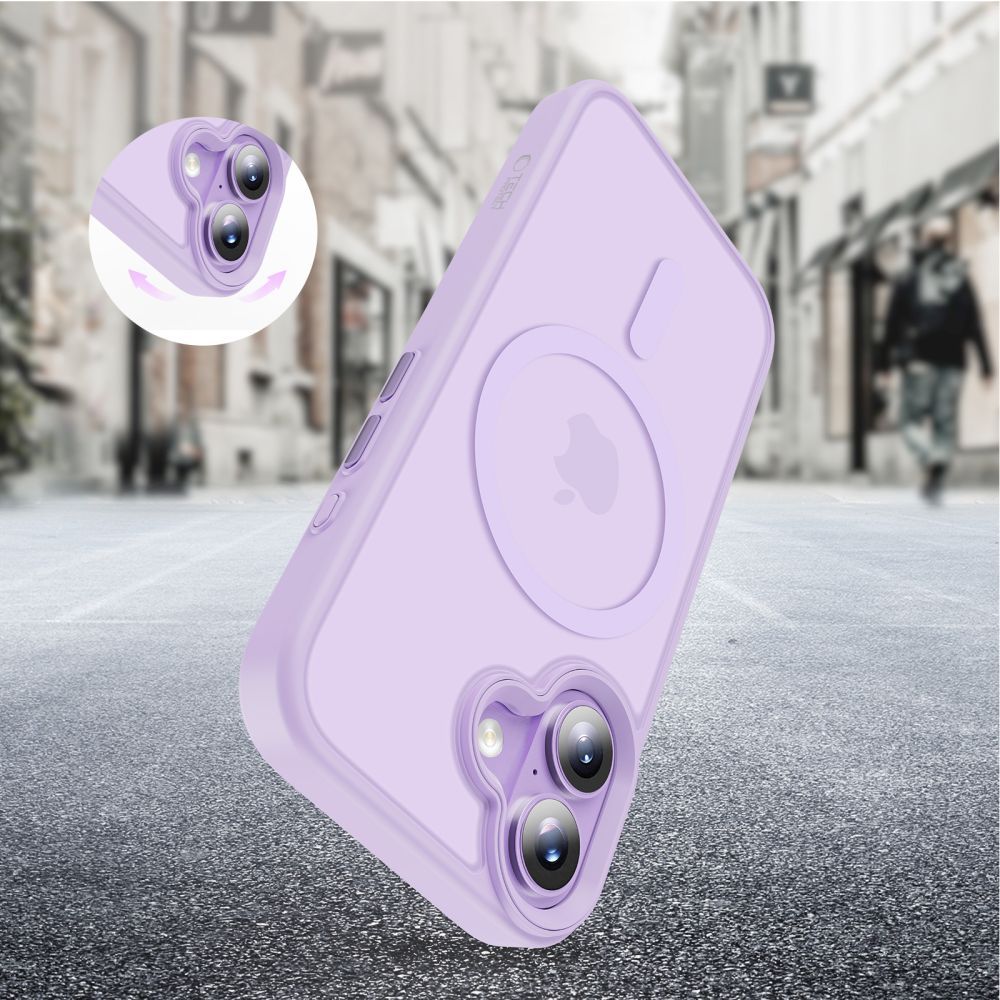 MagSafe Case for Apple iPhone 17, Tech-Protect, Magmat, Matte Purple