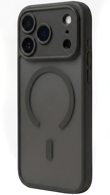 MagSafe-skal för Apple iPhone 18 Pro / 17 Pro, OEM, Mag Big Hole, matt svart