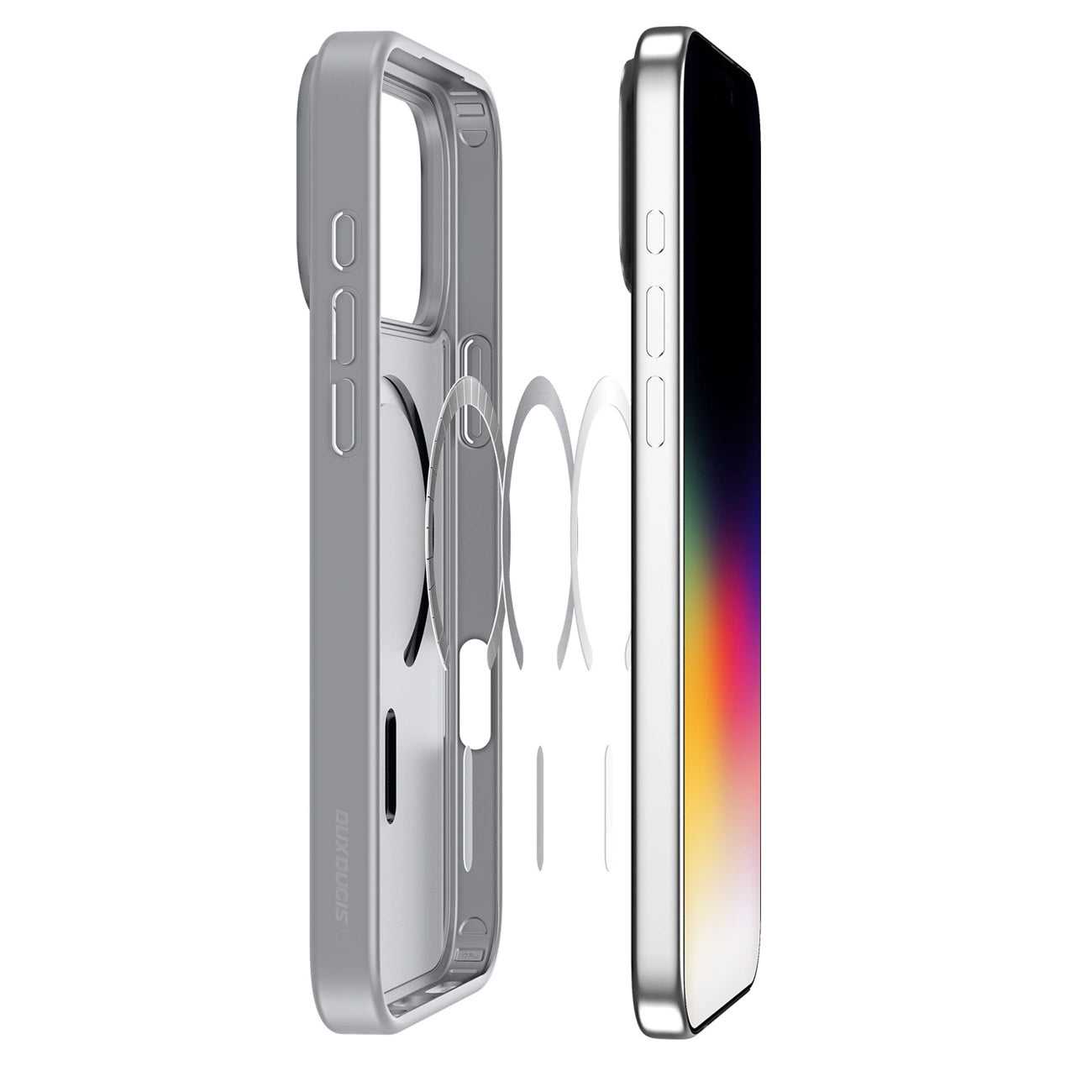 MagSafe-skal för Apple iPhone 17 Pro, DUX DUCIS, Yind, Grå