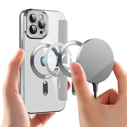 MagSafe-fodral för Apple iPhone 11 Pro Max, Techsuit, SmartMag Book, Grå