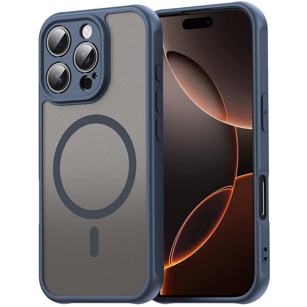 MagSafe-fodral för Apple iPhone 11 Pro, Techsuit, HaloFrost II, Marinblå