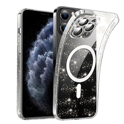 MagSafe-fodral för Apple iPhone 11 Pro, Techsuit, SparkleSkin, Transparent