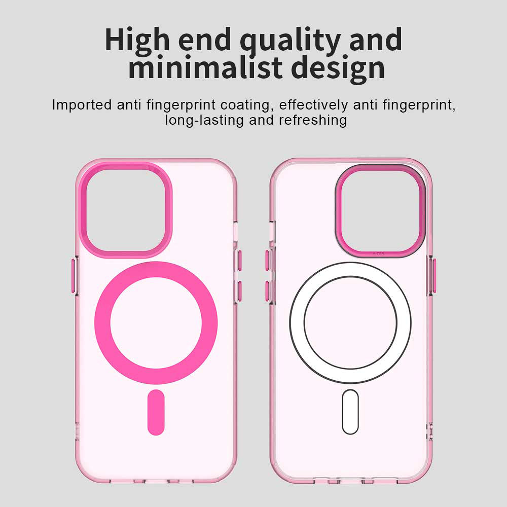 MagSafe-fodral för Apple iPhone 12 Pro Max, Techsuit, CandyCase, Rosa
