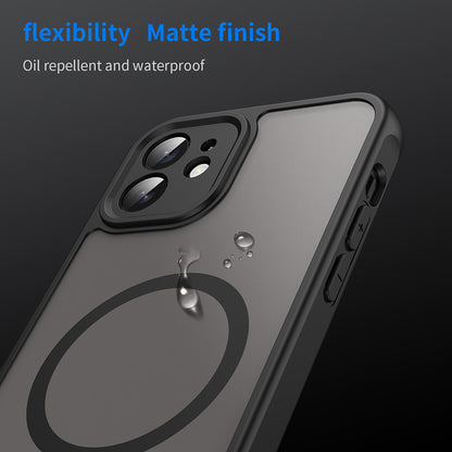 MagSafe-fodral för Apple iPhone 12, Techsuit, HaloFrost II, Svart