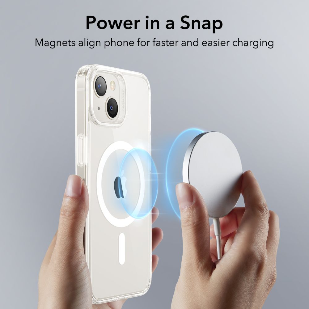 MagSafe-fodral för Apple iPhone 14 / 13, ESR, Classic Hybrid, Transparent