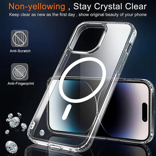 MagSafe-fodral för Apple iPhone 13 Pro Max, Techsuit, Pro, Svart