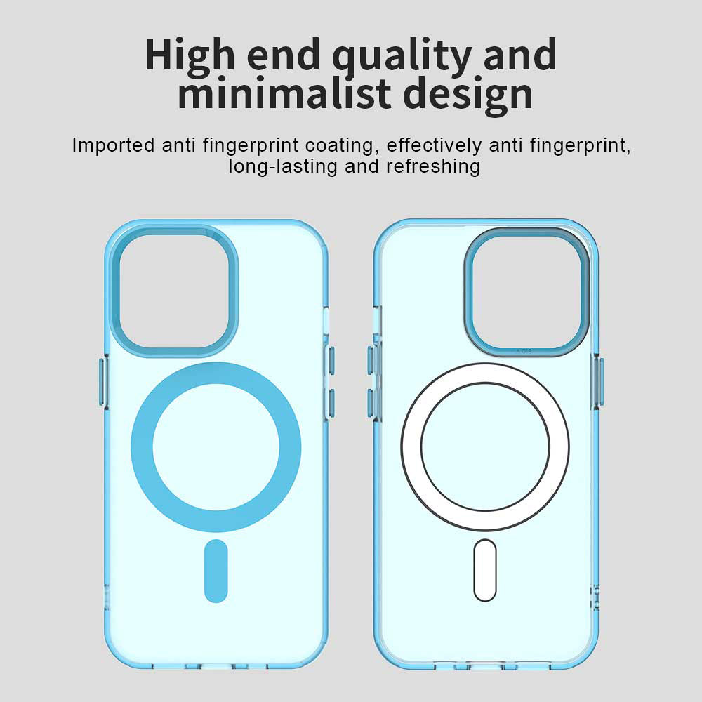 MagSafe-fodral för Apple iPhone 13 Pro, Techsuit, CandyCase, Blå