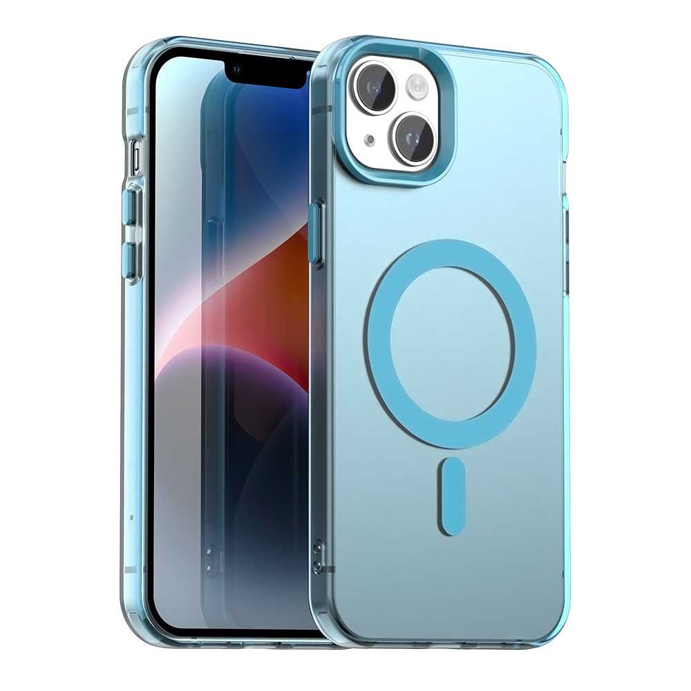 MagSafe Case for Apple iPhone 13, Techsuit, CandyCase, Blue