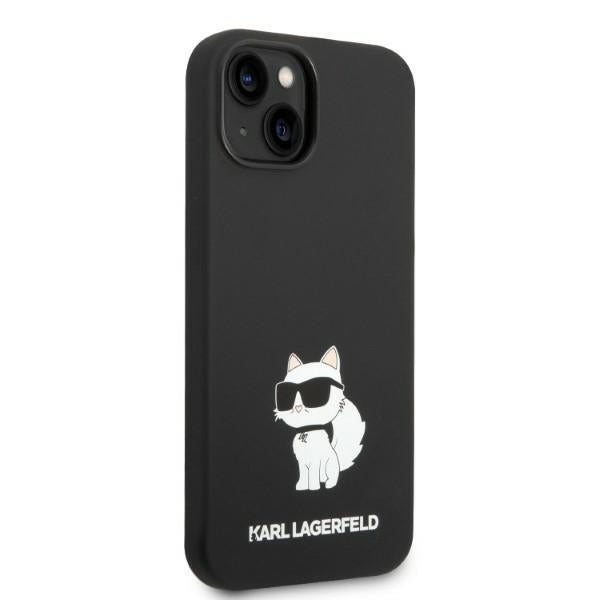 MagSafe Case for Apple iPhone 14 Plus, Karl Lagerfeld, Choupette Silicone, Black