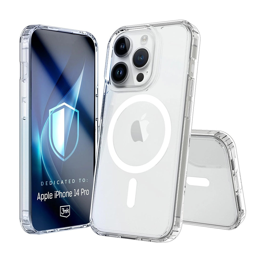 MagSafe-fodral för Apple iPhone 14 Pro, 3MK, Armor MagCase, Transparent