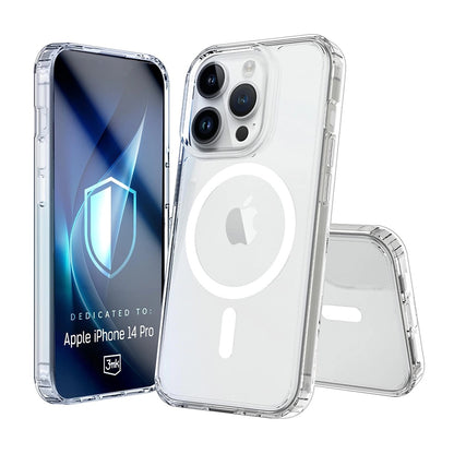 MagSafe-fodral för Apple iPhone 14 Pro, 3MK, Armor MagCase, Transparent
