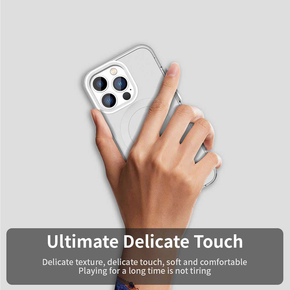 MagSafe-fodral för Apple iPhone 14 Pro Max, Techsuit, CandyCase, Vit