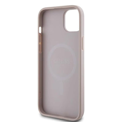 MagSafe-skal för Apple iPhone 15, Guess, 4G Collection, Rosa