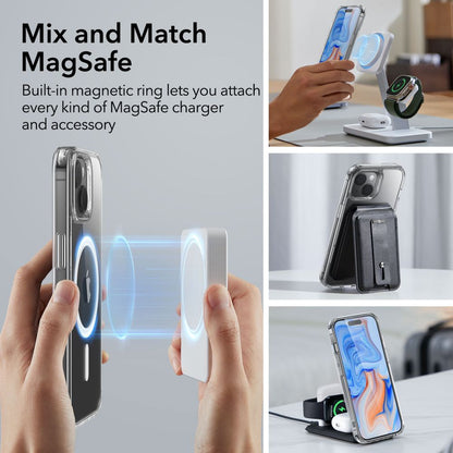MagSafe-skal för Apple iPhone 15 Plus, ESR, Classic Hybrid, Transparent