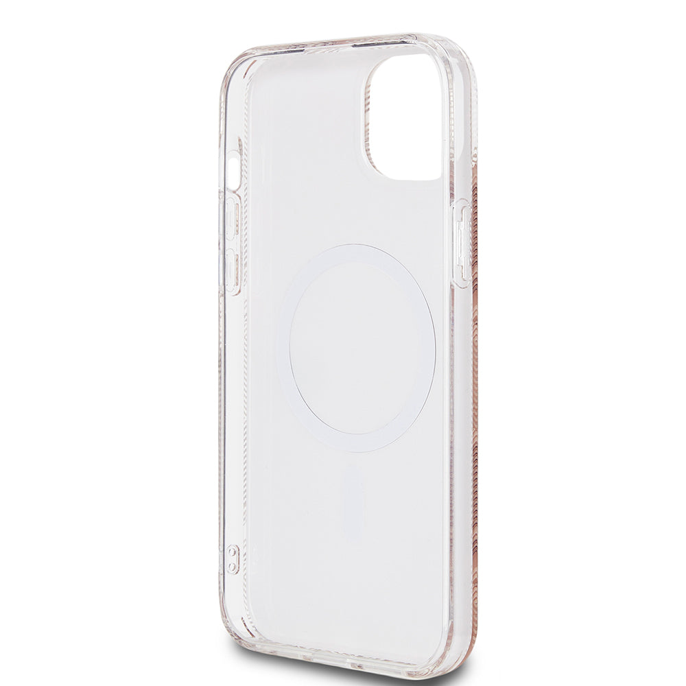 MagSafe-skal för Apple iPhone 15 Plus, Guess, IML Gcube, Brun