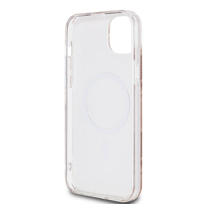 MagSafe-skal för Apple iPhone 15 Plus, Guess, IML Gcube, Brun