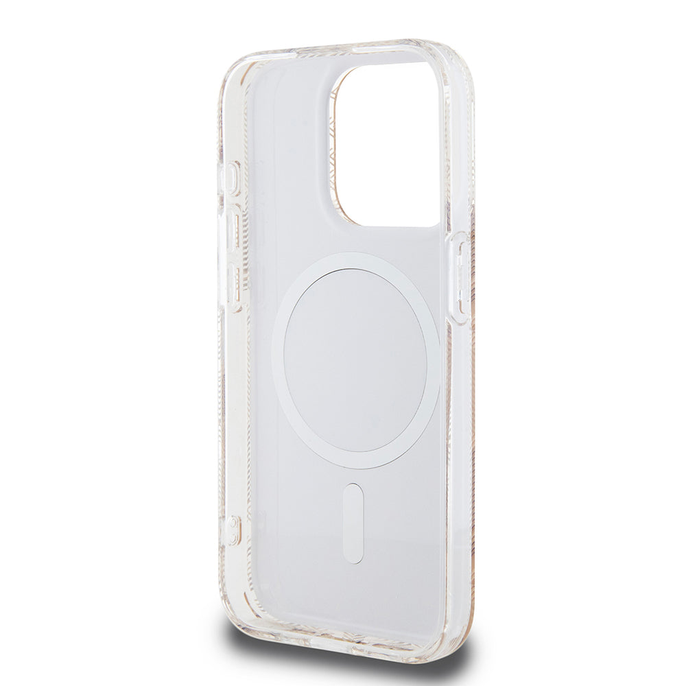 MagSafe-skal för Apple iPhone 15 Pro, Guess, IML Gcube, Brun