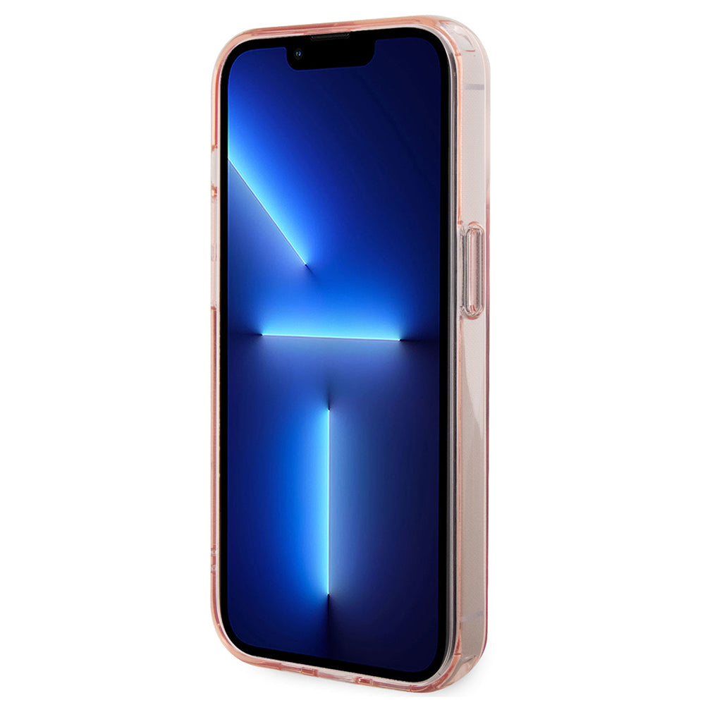 MagSafe-skal för Apple iPhone 15 Pro, Karl Lagerfeld, Ring Stand Choupette's Head, Rosa