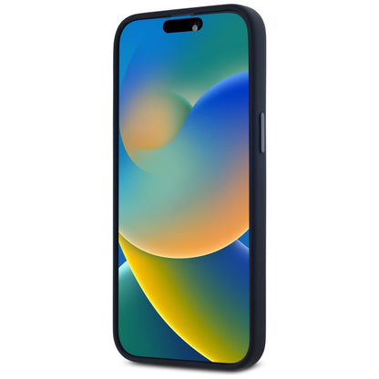 MagSafe-skal för Apple iPhone 15 Pro, Karl Lagerfeld, Silicone Shadow Metal Initial, Svart