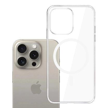 MagSafe-fodral för Apple iPhone 15 Pro Max, 3MK, Clear MagCase, Transparent