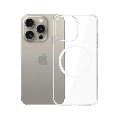 MagSafe-fodral för Apple iPhone 15 Pro Max, 3MK, Clear MagCase, Transparent
