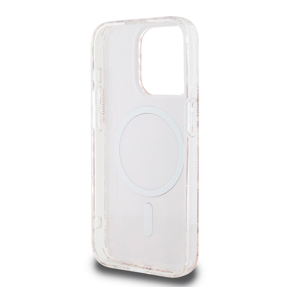 MagSafe-skal för Apple iPhone 15 Pro Max, Guess, IML Gcube, Rosa