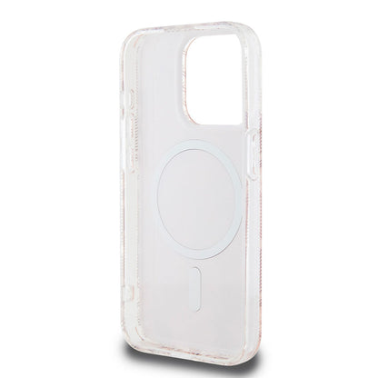 MagSafe-skal för Apple iPhone 15 Pro Max, Guess, IML Gcube, Rosa