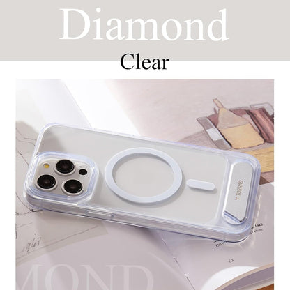 MagSafe-skal för Apple iPhone 15 Pro Max, Torras, Pstand, Transparent
