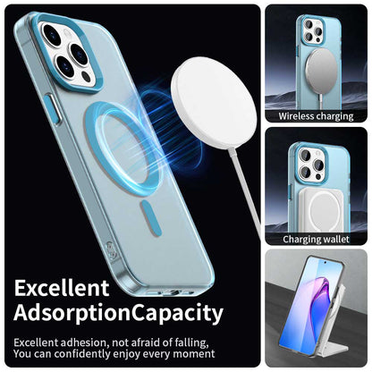 MagSafe-fodral för Apple iPhone 15 Pro, Techsuit, CandyCase, Blå