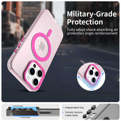 MagSafe-fodral för Apple iPhone 15 Pro, Techsuit, CandyCase, Rosa