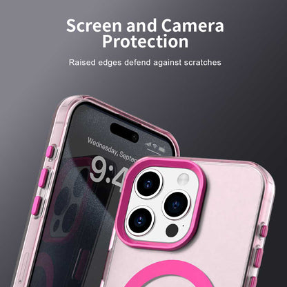 MagSafe-fodral för Apple iPhone 15 Pro, Techsuit, CandyCase, Rosa