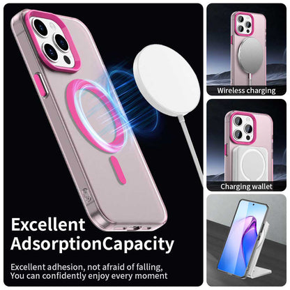 MagSafe-fodral för Apple iPhone 15 Pro, Techsuit, CandyCase, Rosa