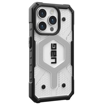 MagSafe Case for Apple iPhone 15 Pro, Urban Armor Gear, Pathfinder, Transparent