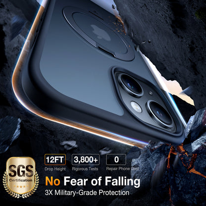 MagSafe-skal för Apple iPhone 15, Torras, Ostand, Svart