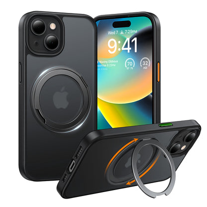 MagSafe-skal för Apple iPhone 15, Torras, Ostand Pro, Svart