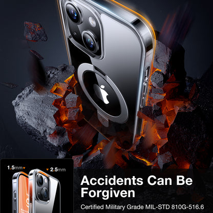 MagSafe-skal för Apple iPhone 15, Torras, Ostand, Transparent