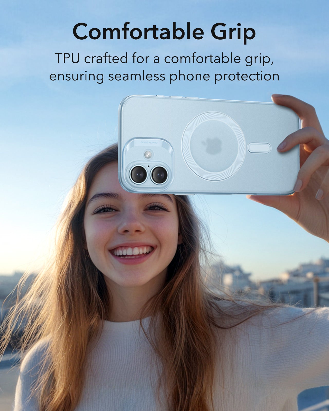 MagSafe-skal för Apple iPhone 16, ESR, Zero, Satinblå