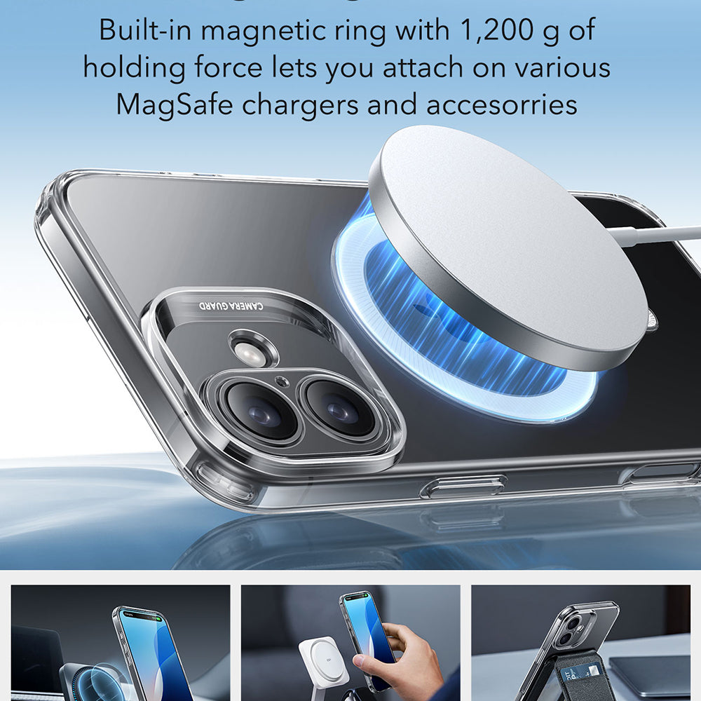 MagSafe-skal för Apple iPhone 16, ESR, Zero, Transparent