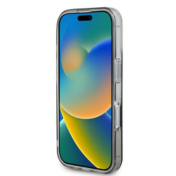 MagSafe-skal för Apple iPhone 16, Guess, IML Flowers Wreath, Svart