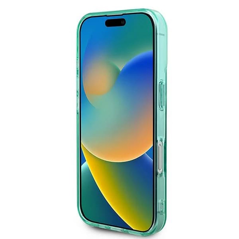 MagSafe-skal för Apple iPhone 16, Guess, IML Rhinestone, Grön