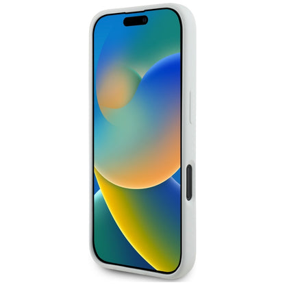 MagSafe-skal för Apple iPhone 16, Karl Lagerfeld, Silikon Karl & Choupette's Heads, Beige