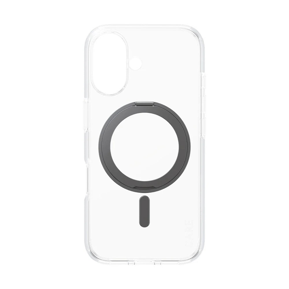 MagSafe-skal för Apple iPhone 16, PanzerGlass, Care Feature Kickstand, Svart Transparent