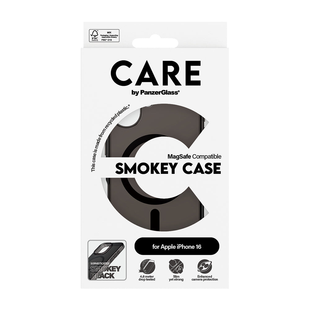 MagSafe-skal för Apple iPhone 16, PanzerGlass, Care Urban Combat, Svart