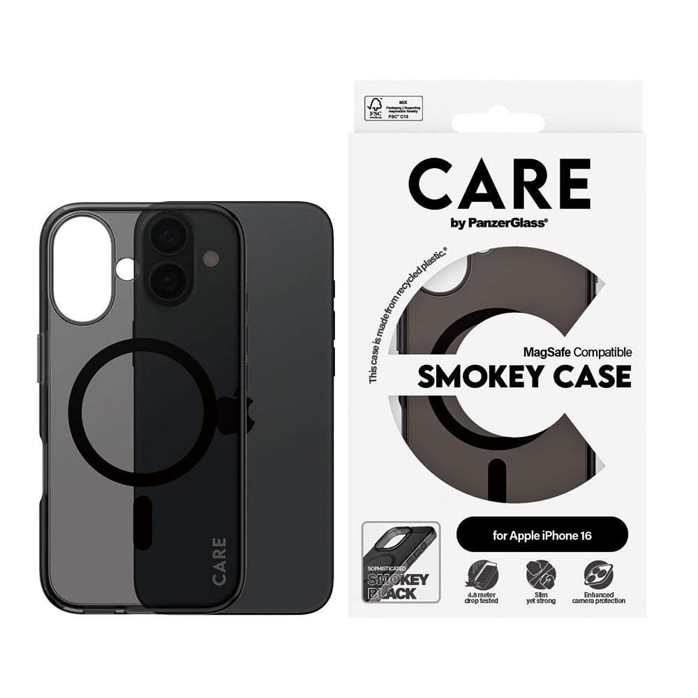MagSafe-skal för Apple iPhone 16, PanzerGlass, Care Urban Combat, Svart