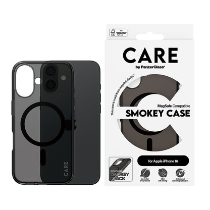 MagSafe-skal för Apple iPhone 16, PanzerGlass, Care Urban Combat, Svart