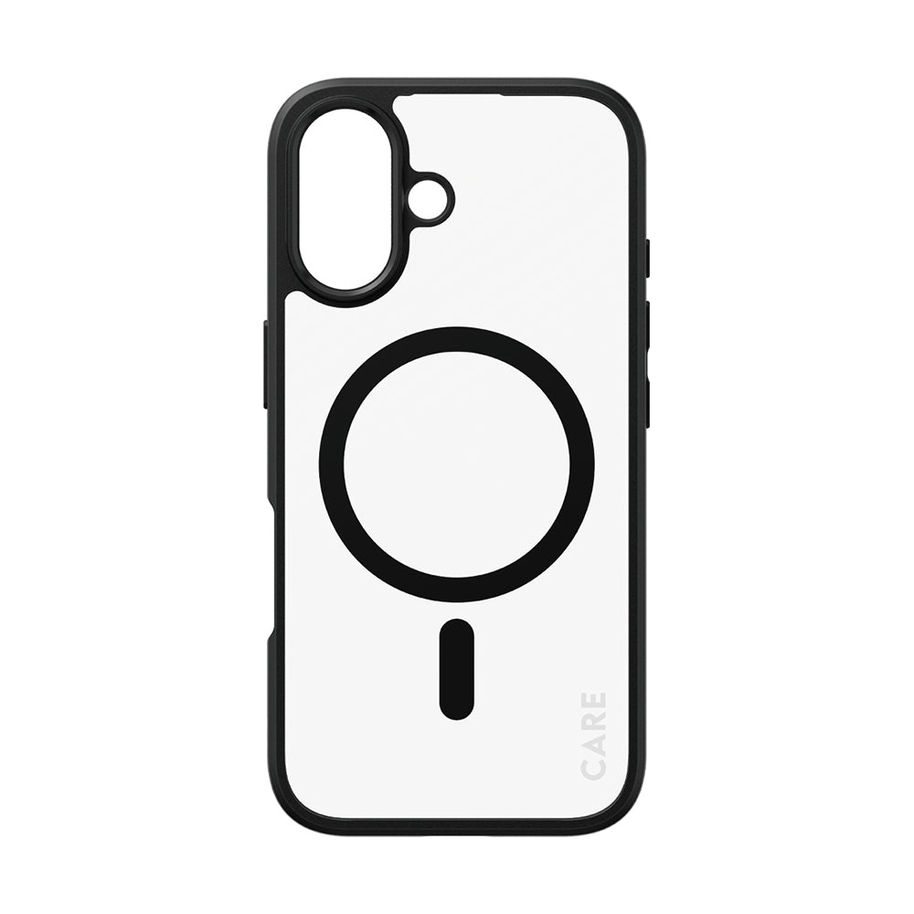 MagSafe-skal för Apple iPhone 16, PanzerGlass, Care Urban Combat, Svart Transparent