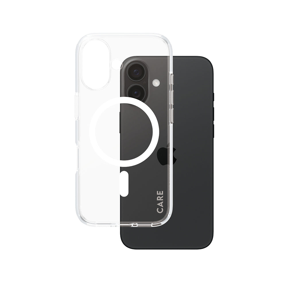 MagSafe-skal för Apple iPhone 16, PanzerGlass, Care Urban Combat, Transparent Vit